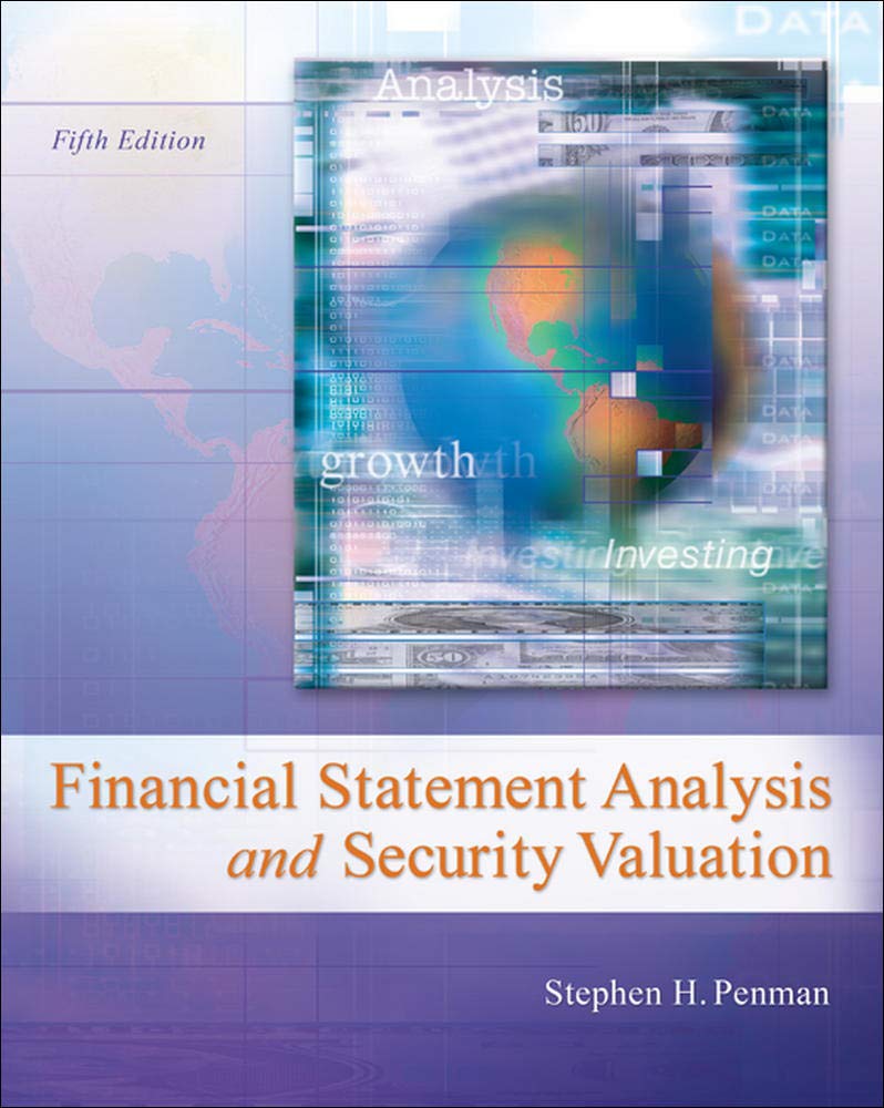 Financial Statement Analysis and Security Valuation,Used