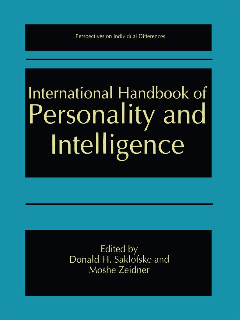 International Handbook Of Personality And Intelligence (Perspectives On Individual Differences),Used