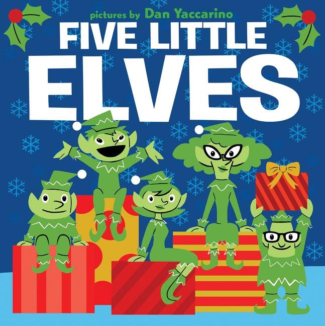 Five Little Elves: A Christmas Holiday Book for Kids,Used