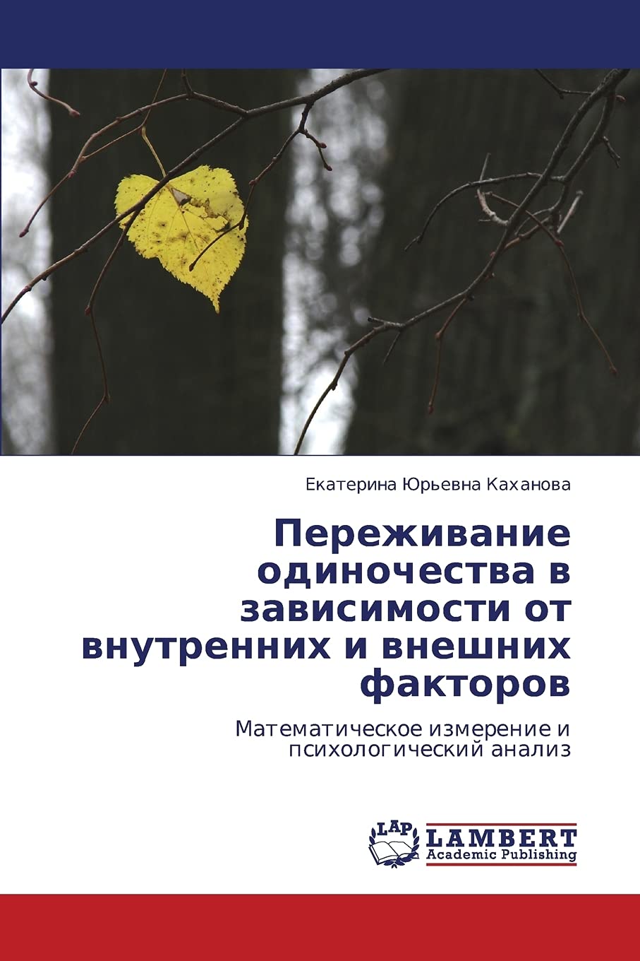 Perezhivanie odinochestva v zavisimosti ot vnutrennikh i vneshnikh faktorov: Matematicheskoe izmerenie i psikhologicheskiy anali,Used