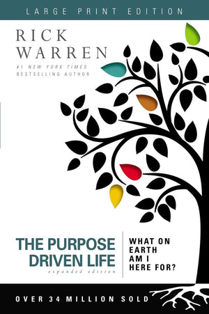 Purpose Driven Life Large Print (10th Anniversary) [Paperback] [Jan 01, 2012] Warren Rick,Used