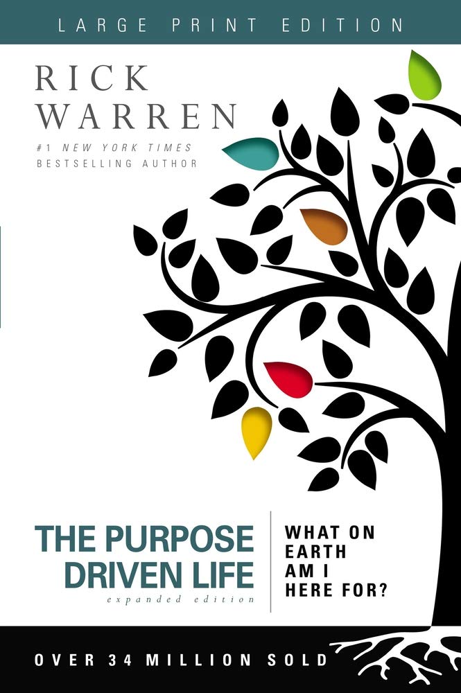 Purpose Driven Life Large Print (10th Anniversary) [Paperback] [Jan 01, 2012] Warren Rick,Used