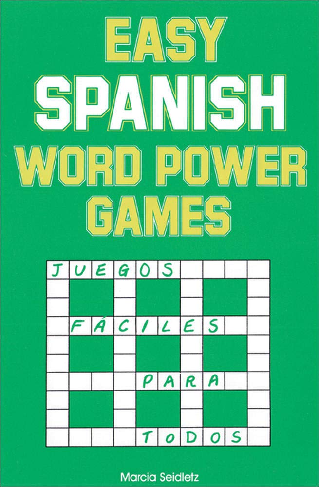 Easy Spanish Word Power Games (Spanish Edition),Used