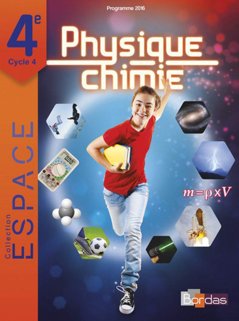 E.S.P.A.C.E. Collge Physique Chimie 4e 2017 Manuel lve,Used