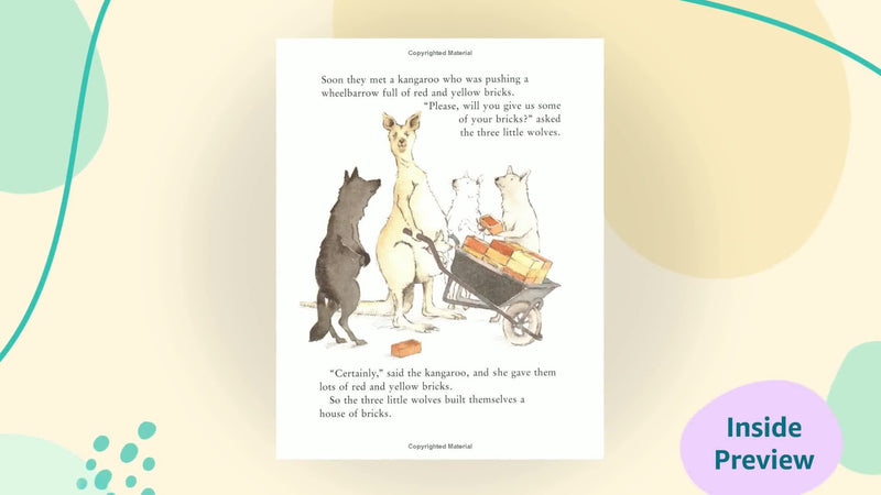 The Three Little Wolves And The Big Bad Pig,Used