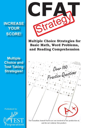 CFAT Test Strategy: Winning Multiple Choice Strategies for the Canadian Forces Aptitude Test,Used