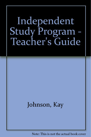 Independent Study Program  Teacher's Guide,Used
