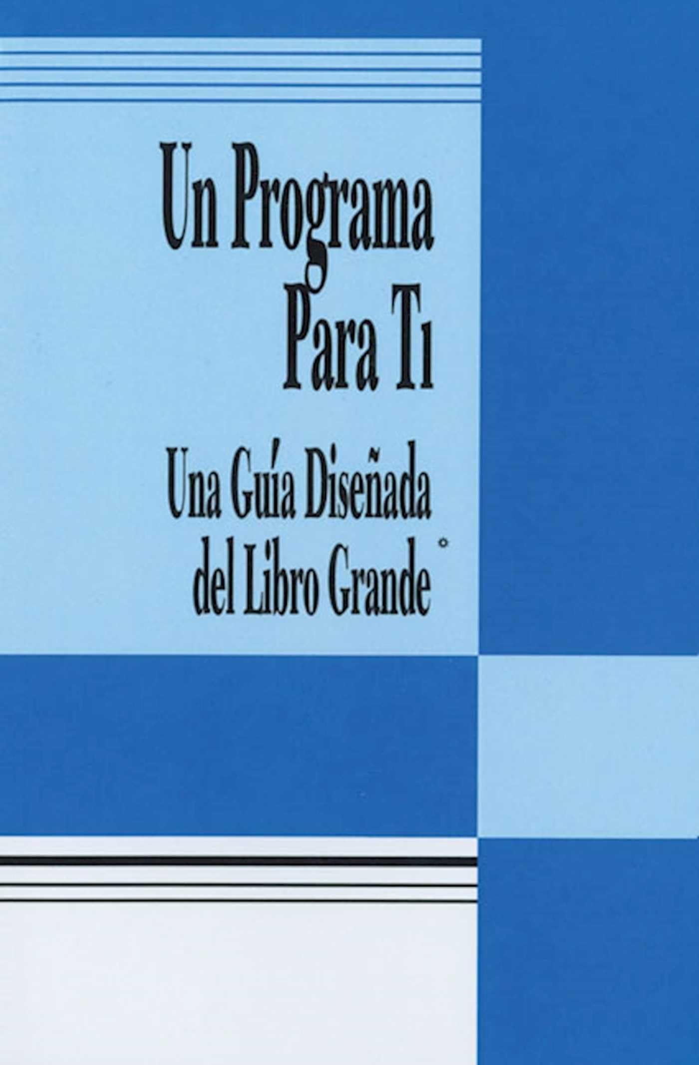 Un Programa Para Ti: Una Guia Disenada del Libro Grande (Spanish Edition),New