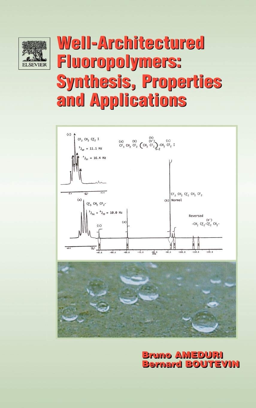 WellArchitectured Fluoropolymers: Synthesis, Properties and Applications,Used
