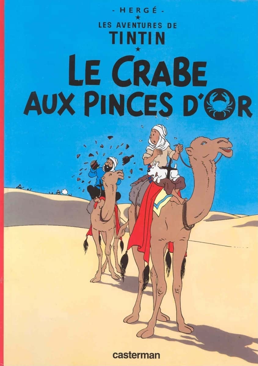 Le Crabe Aux Pinces D'or (Les Aventures De Tintin, 9) (French Edition),Used
