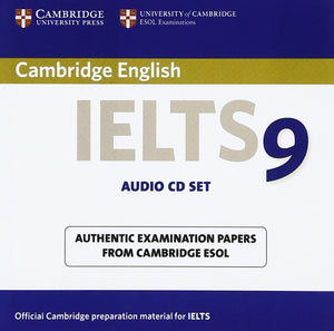 Cambridge IELTS 9 Audio CDs (2): Authentic Examination Papers from Cambridge ESOL (IELTS Practice Tests),Used