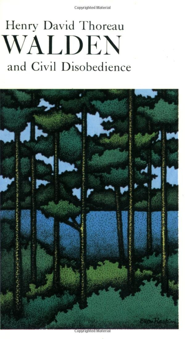 Walden Or, Life In The Woods And The Duty Of Civil Disobedience-used