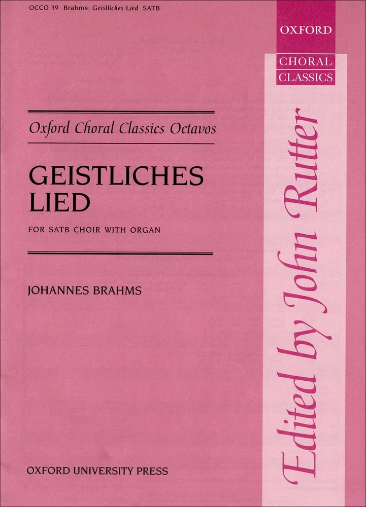 Geistliches Lied (Sacred Song), Op. 30 (Oxford Choral Classics Octavos),Used