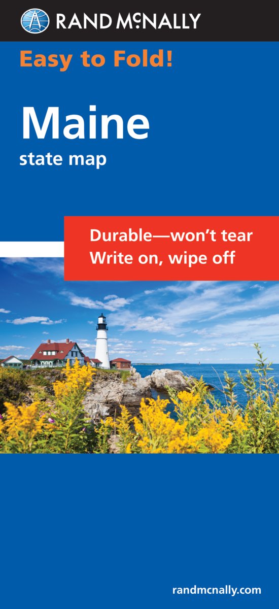 Rand McNally Maine Easyfinder: Highways & Interstates,Used