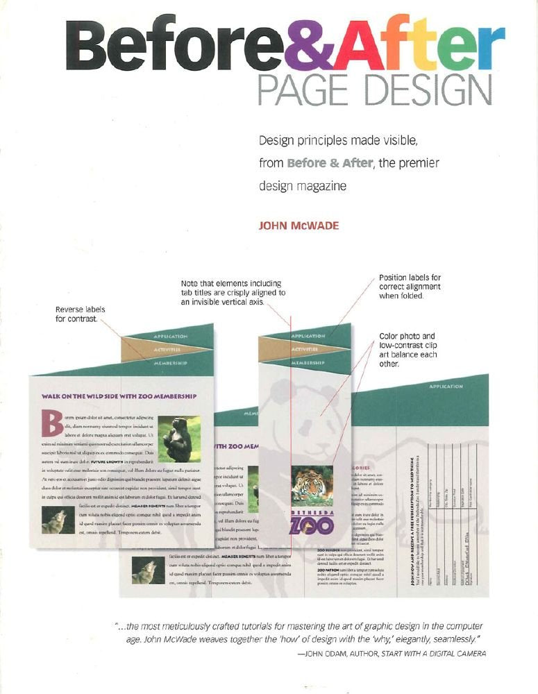 Before & After Page Design,Used