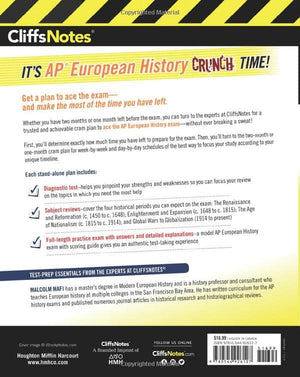 CliffsNotes AP European History Cram Plan,Used