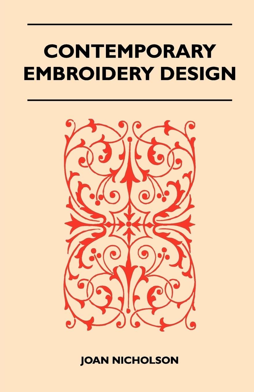 Contemporary Embroidery Design,Used