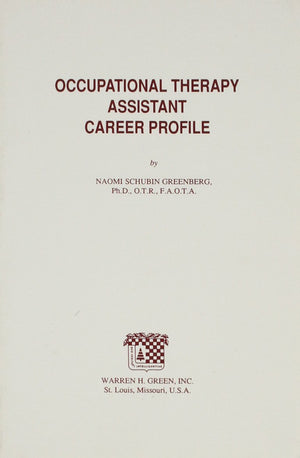 Occupational Therapy Assistant Career Profile,Used