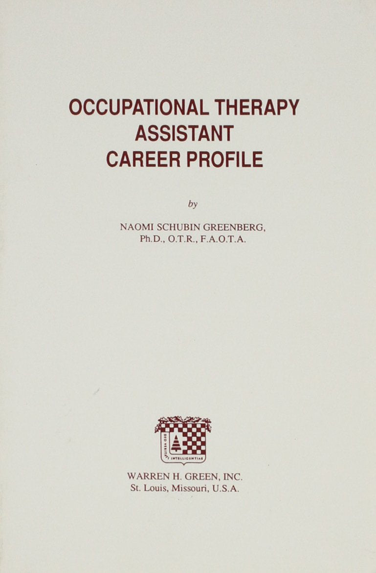 Occupational Therapy Assistant Career Profile,Used