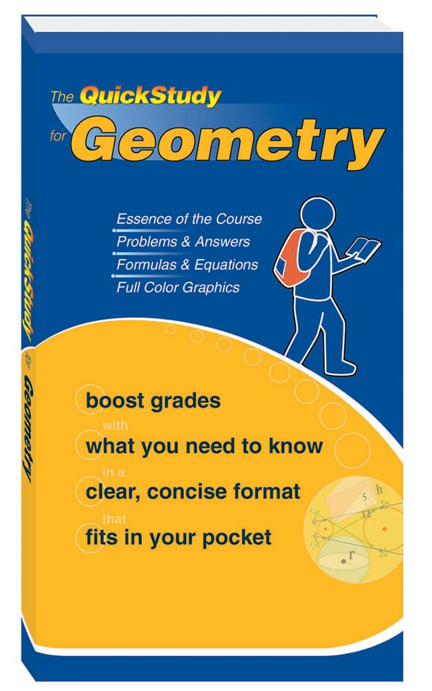 The Quick Study for Geometry (Quickstudy: Academic),Used