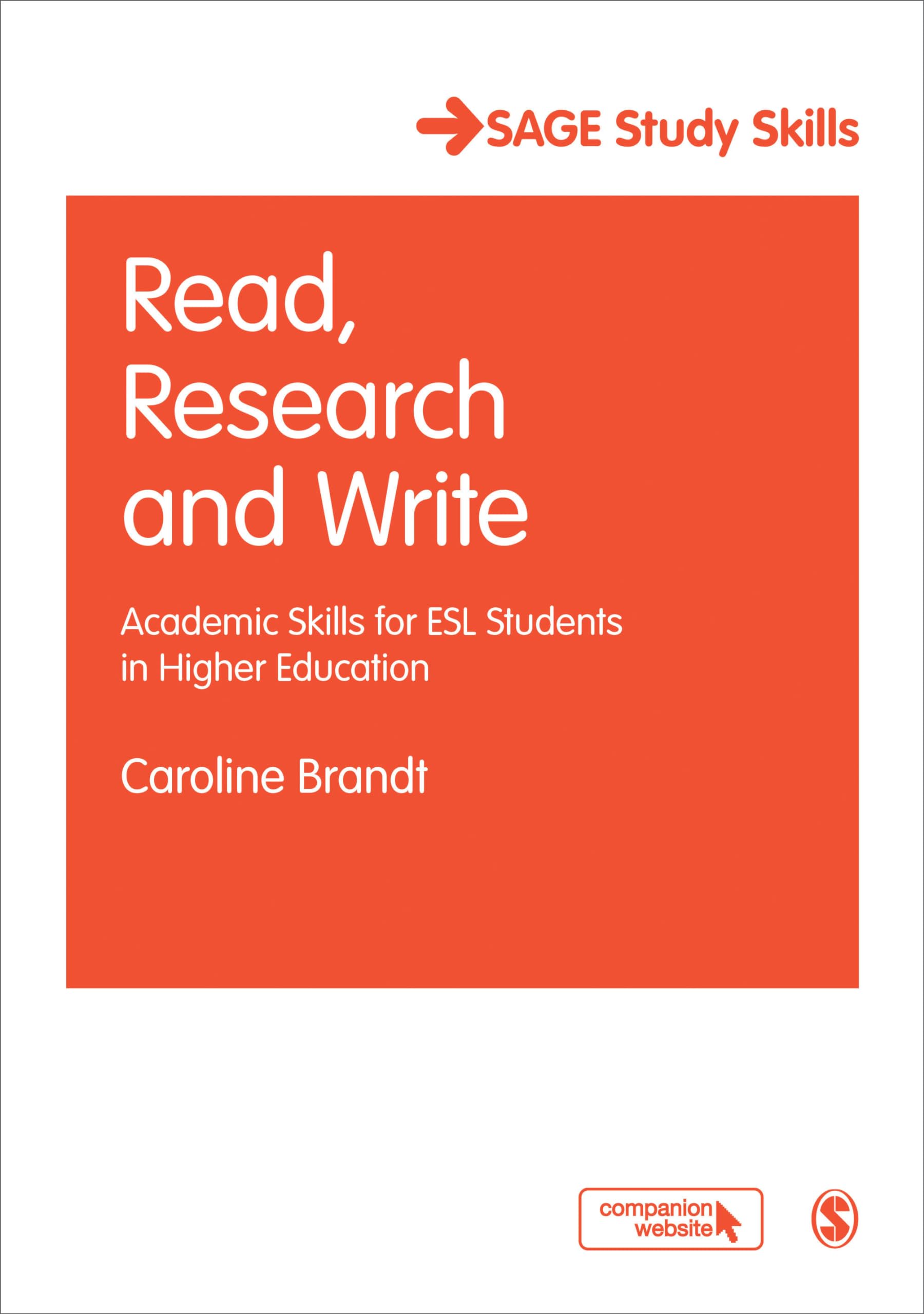 Read, Research and Write: Academic Skills for ESL Students in Higher Education (SAGE Study Skills Series),Used