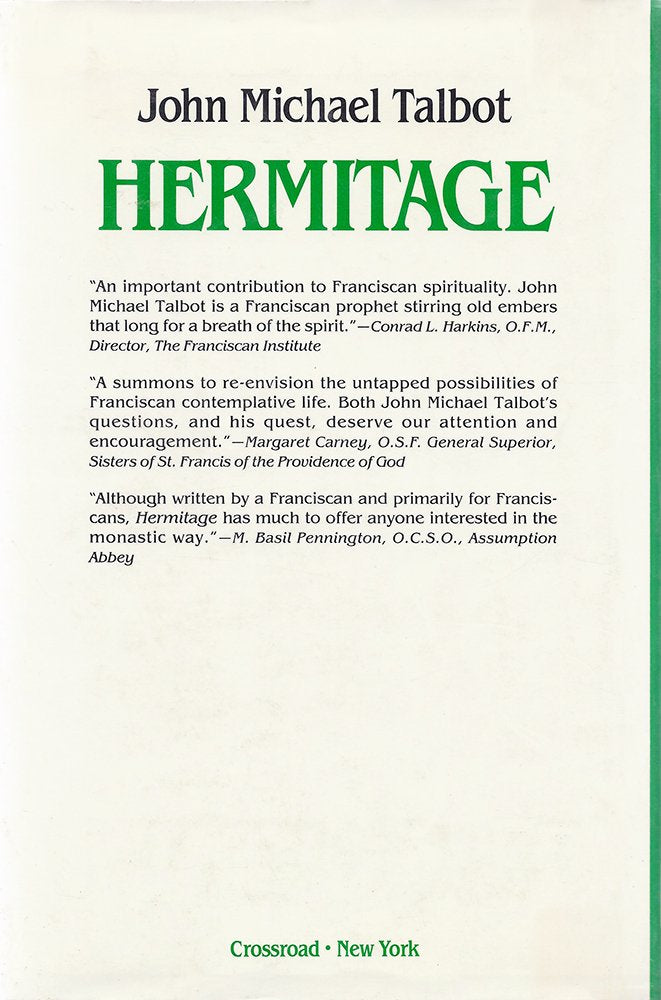 Hermitage: A Place of Prayer and Spiritual Renewal : Its Heritage and Challenge for the Future,Used