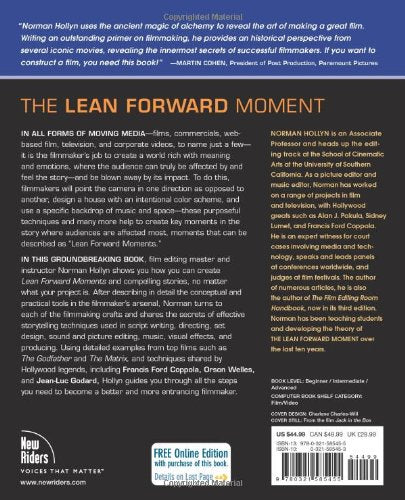 The Lean Forward Moment: Telling Better Stories For Film, Tv, And The Web,Used