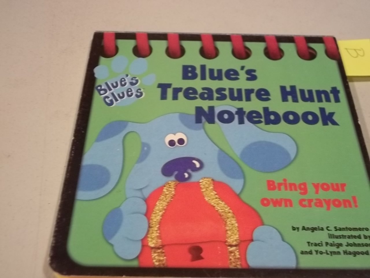 Blue's Treasure Hunt Notebook (Blue's Clues),Used