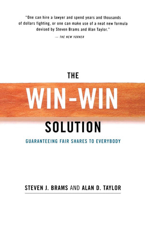 The Winwin Solution: Guaranteeing Fair Shares To Everybody (Norton Paperback),Used