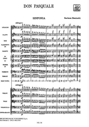 Don Pasquale: Score (Ricordi Opera Full Scores)