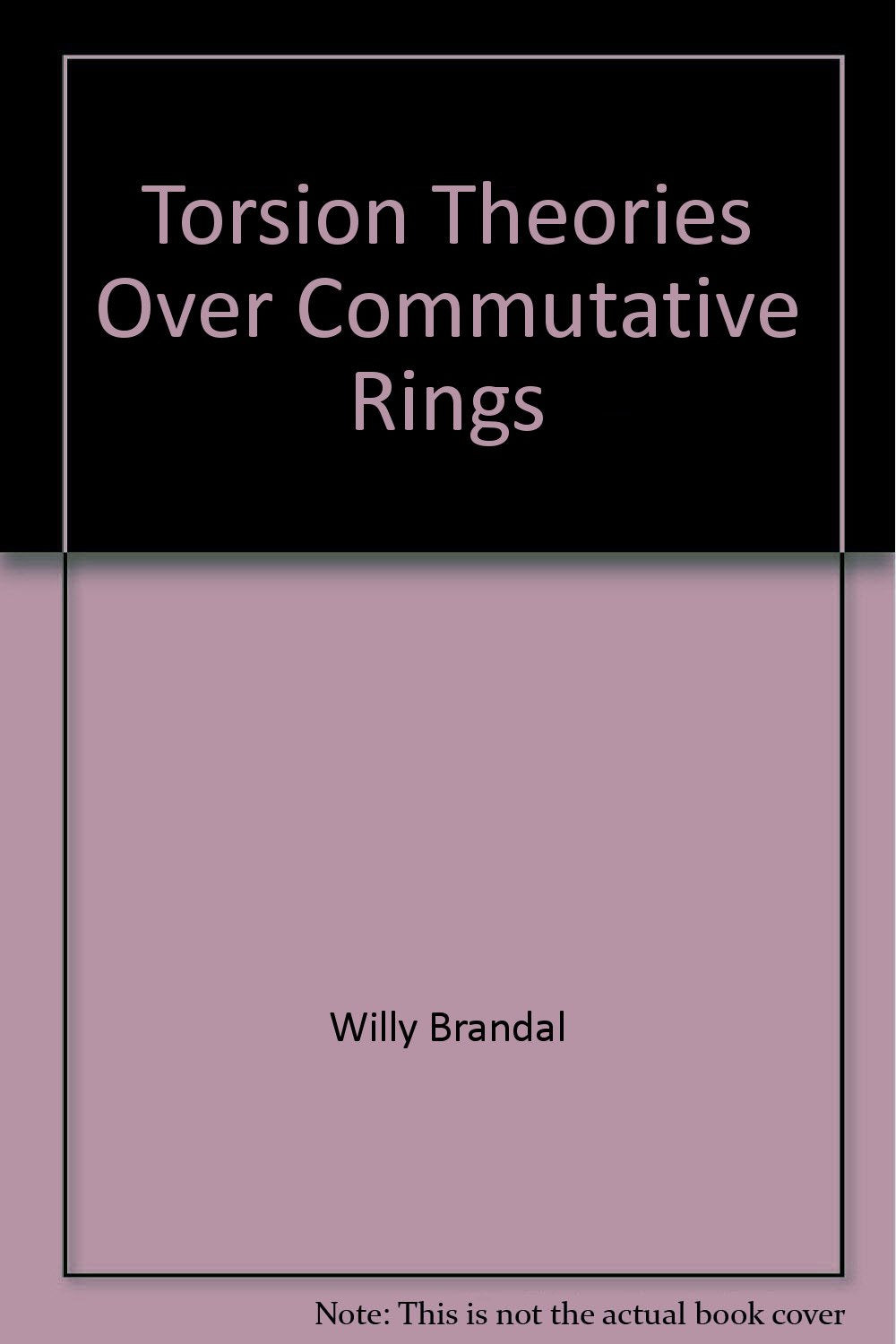 Torsion theories over commutative rings,Used