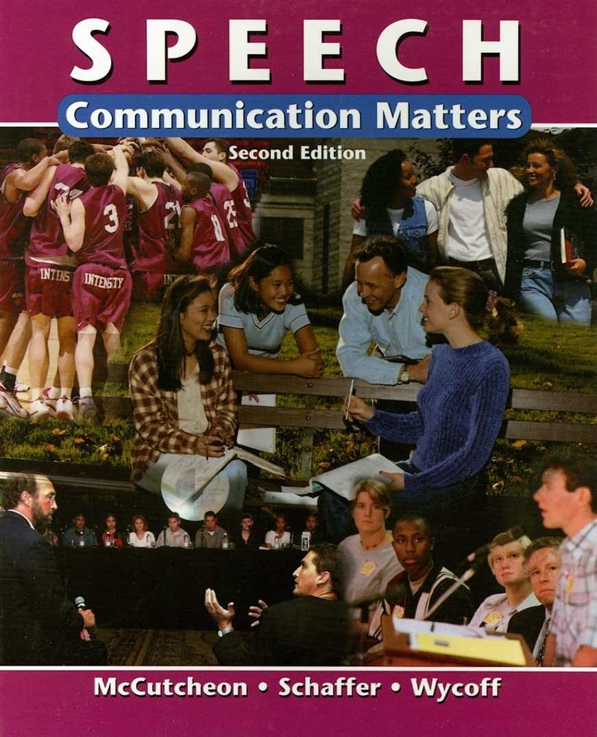 Speech: Communication Matters,Used