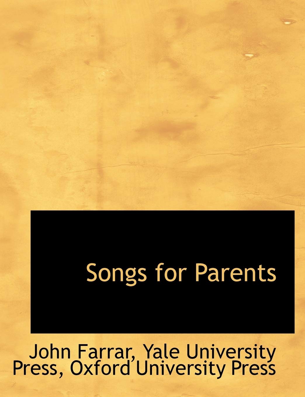 Songs for Parents,Used