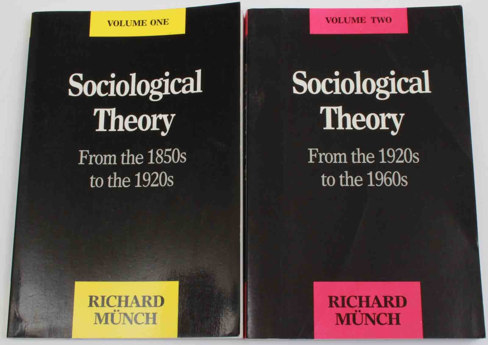 Sociological Theory: From the 1850s to the 1920s,Used