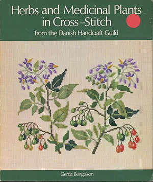 Herbs and medicinal plants in crossstitch from the Danish Handcraft Guild,Used