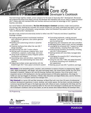 The Core iOS Developer's Cookbook (5th Edition) (Developer's Library): Core Recipes for Programmers (Developer's Library),Used