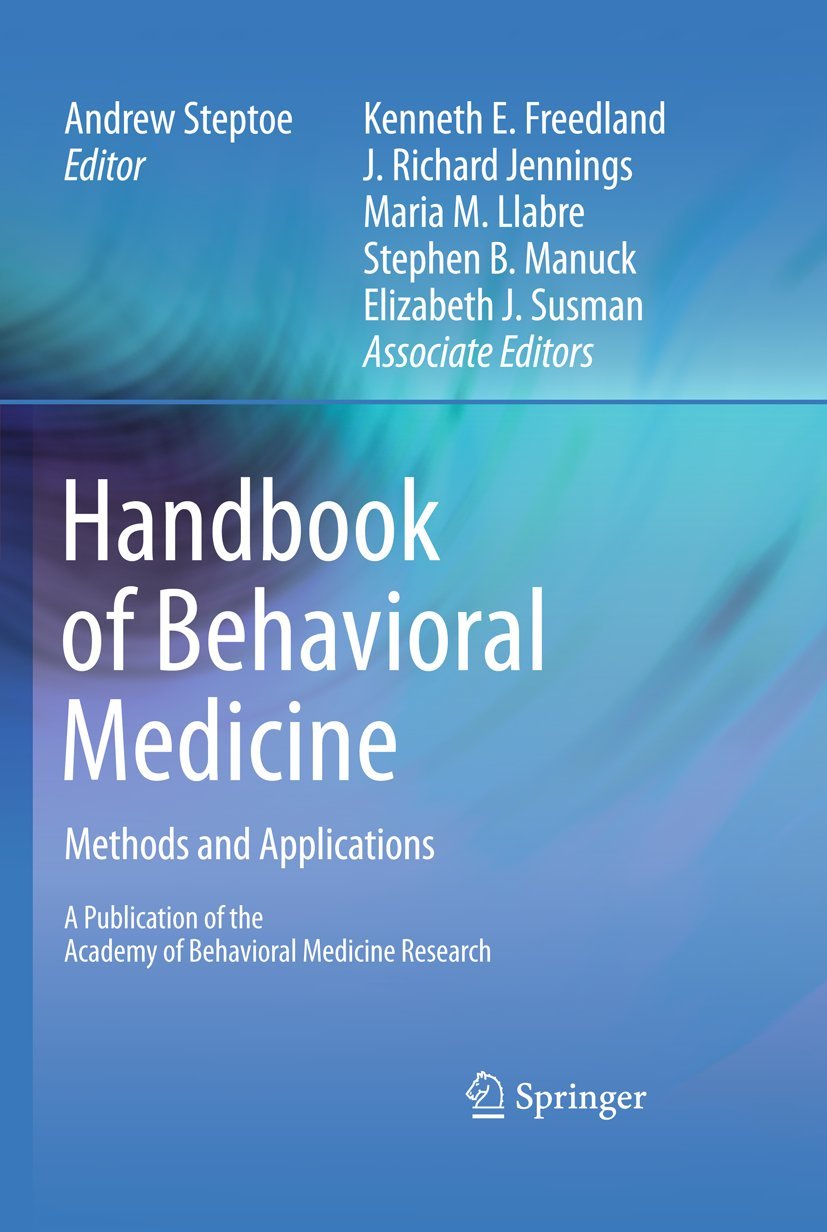 Handbook of Behavioral Medicine: Methods and Applications,Used