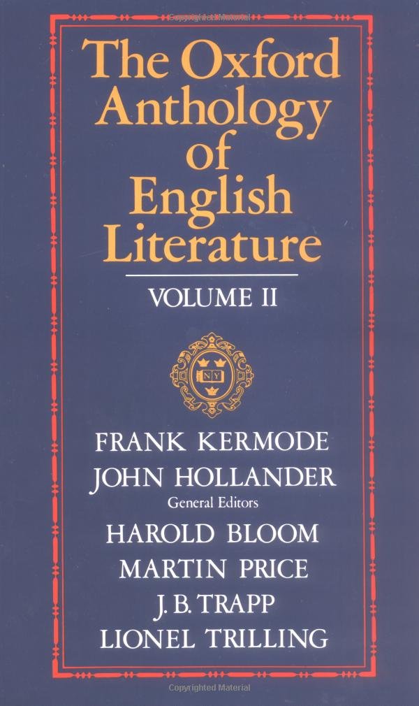 The Oxford Anthology of English Literature Volume II: 1800 to the Present (The Oxford Anthology of English Literature),Used