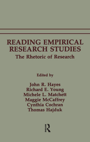 Reading Empirical Research Studies: The Rhetoric of Research,New