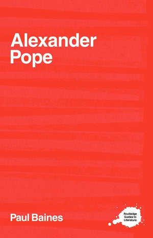 Alexander Pope (Routledge Guides to Literature),Used