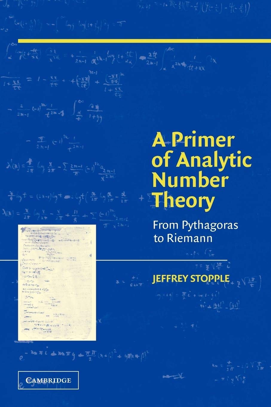 A Primer of Analytic Number Theory: From Pythagoras to Riemann,New