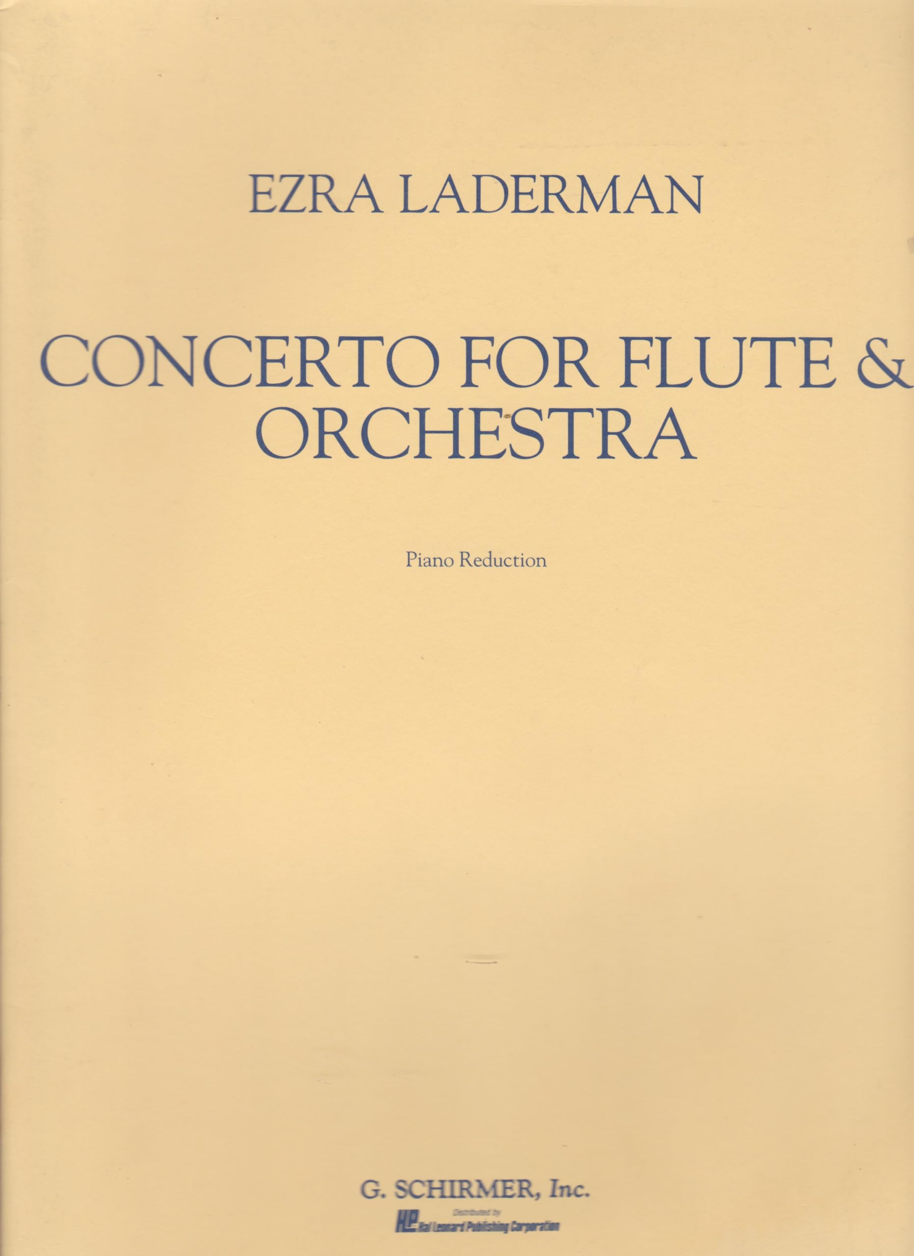 Concerto for Flute & Orchestra,Used