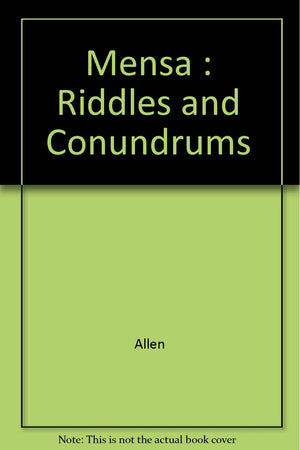 Mensa: Riddles and Conundrums,Used