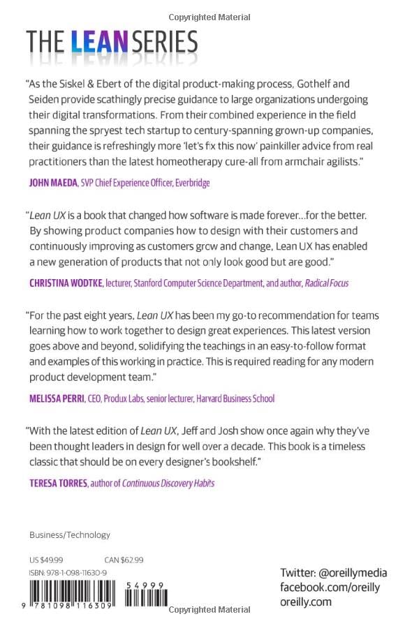 Lean UX: Designing Great Products with Agile Teams,Used