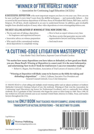 Winning at Deposition: (Winner of ACLEA's Highest Award for Professional Excellence),Used
