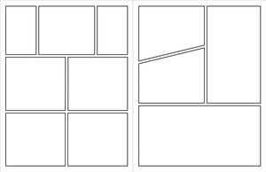 Blank Comic Book (with bonus stencil and blank cover!),Used