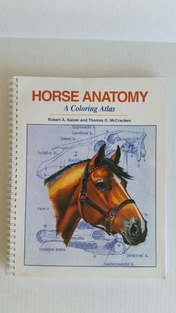 Horse Anatomy: A Coloring Atlas, 2nd Edition,Used