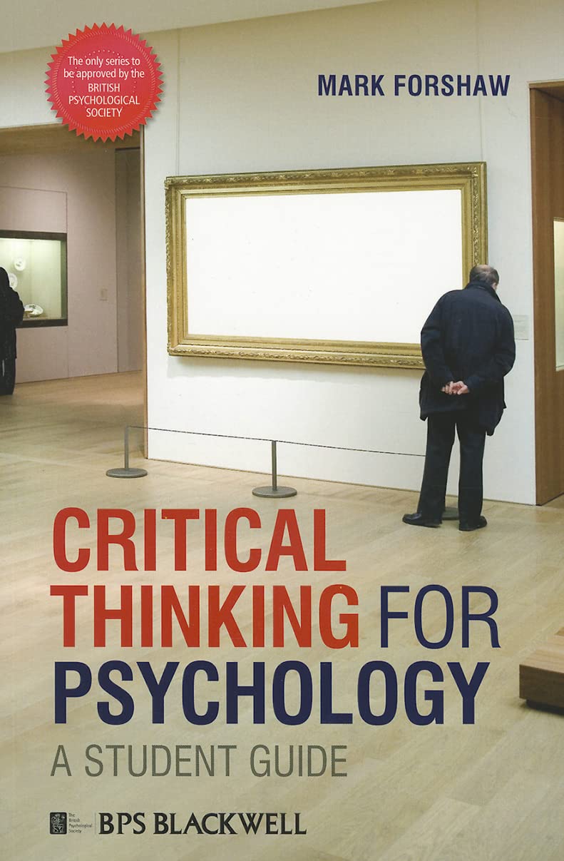 Critical Thinking For Psychology: A Student Guide