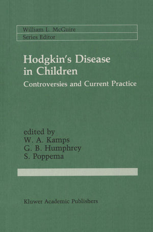 Hodgkins Disease in Children: Controversies and Current Practice (Cancer Treatment and Research, 41),Used