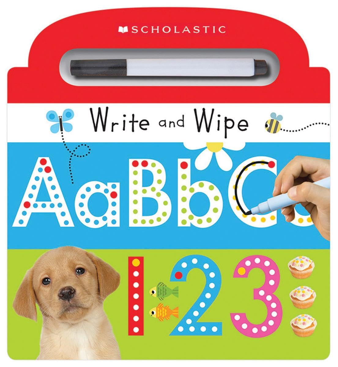 Write and Wipe ABC 123: Scholastic Early Learners (Write and Wipe),New